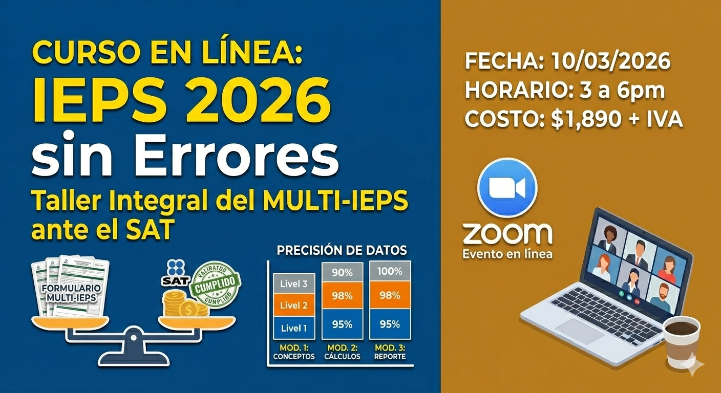 Curso IEPS 2026 sin Errores Taller Integral del MULTI-IEPS ante el SAT
