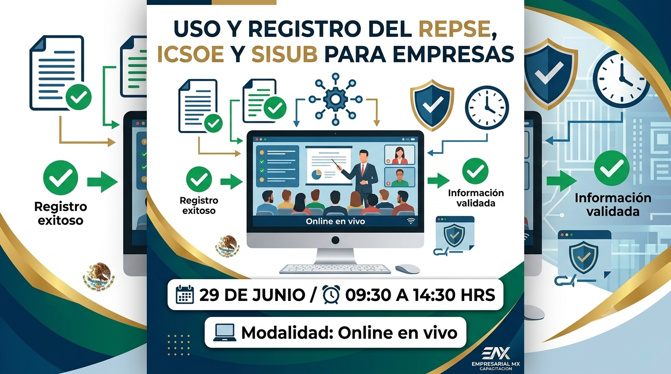 Uso y Registro del REPSE, ICSOE y SISUB